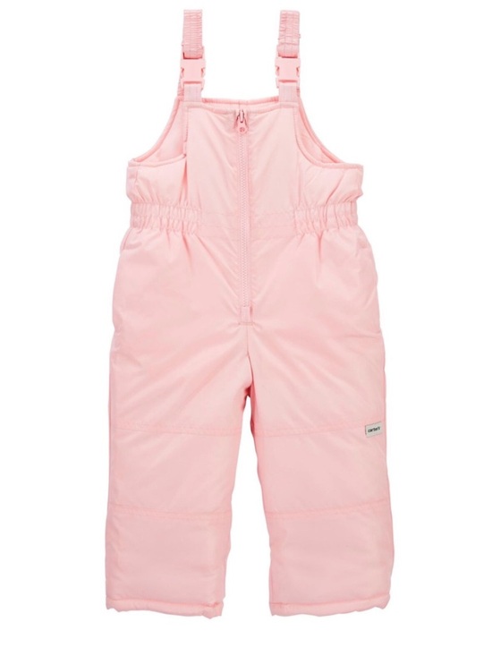 Carter's Other - Carter’s Pink Snow Bib Pants 18 Months Baby Girl Winter Snowsuit Overalls